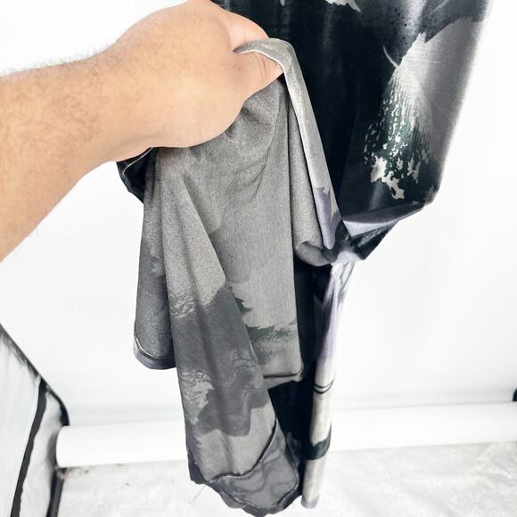 Syrup Womens Vintage Whimsical Y2K Witchy Velvet Floral Side Slit Dress Size M - Picture 7 of 9